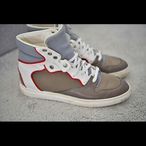 BALENCIAGA-MULTI Colour Panelled Leather High Top